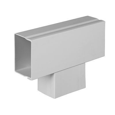 Bendex 75mm x 50mm Maxi Trunking PVC-U 90° Flat Tee White