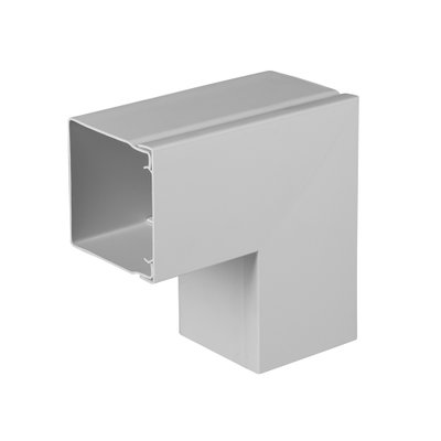 Bendex 75mm x 75mm Maxi Trunking PVC-U 90° Flat Angle White