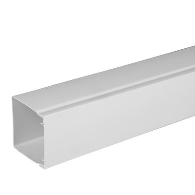 Bendex 75mm x 75mm x3m Maxi Trunking PVC-U White (Pack of 6)