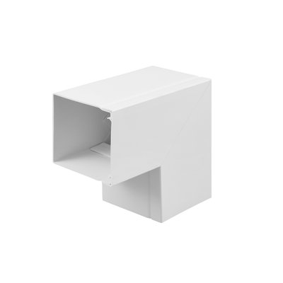 Bendex 100mm x 100mm Maxi Trunking PVC-U 90° Flat Angle White