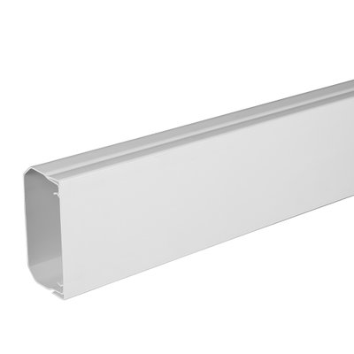 Bendex 100mm x 50mm x 3m Maxi Trunking PVC-U White (Pack of 4)
