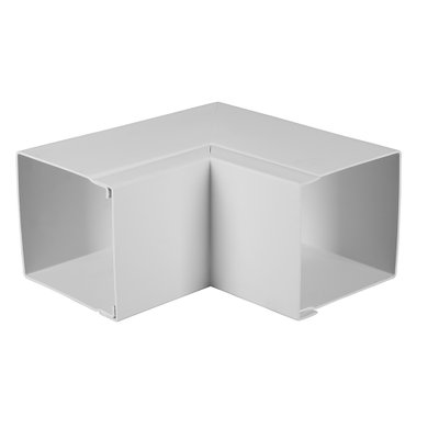 Bendex 100mm x 150mm Maxi Trunking PVC-U 90° Internal Angle White