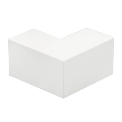 Bendex 16mm x 16mm Mini Trunking PVC-U External Angle White (Pack of 10)