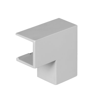 Bendex 16mm x 16mm Mini Trunking PVC-U Flat Angle White (Pack of 10)