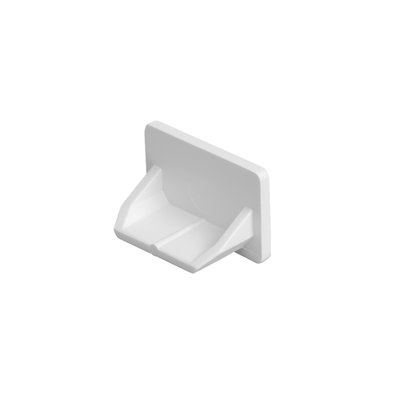 Bendex 25mm x 16mm Mini Trunking PVC-U End Cap White (Pack of 10)