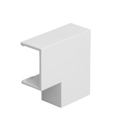 Bendex 25mm x 16mm Mini Trunking PVC-U Flat Angle White (Pack of 10)