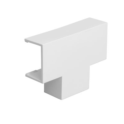 Bendex 25mm x 16mm Mini Trunking PVC-U Flat Tee White (Pack of 10)