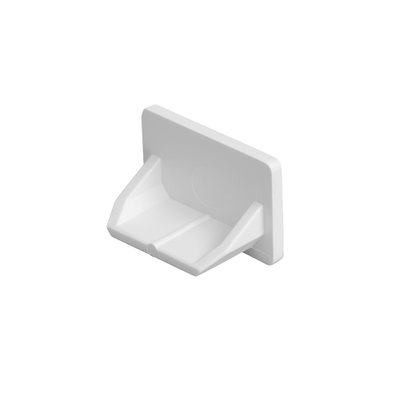 Bendex 38mm x 16mm Mini Trunking PVC-U End Cap White (Pack of 10)