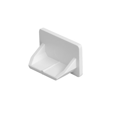 Bendex 38mm x 25mm Mini Trunking PVC-U End Cap White (Pack of 10)
