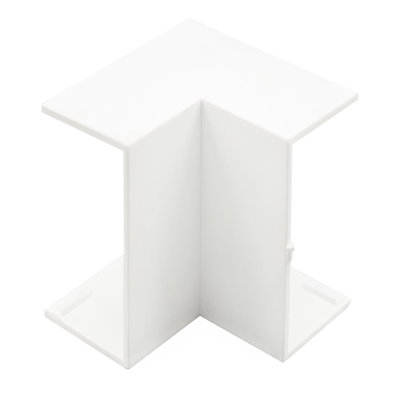 Bendex 38mm x 25mm Mini Trunking PVC-U Internal Angle White (Pack of 10)