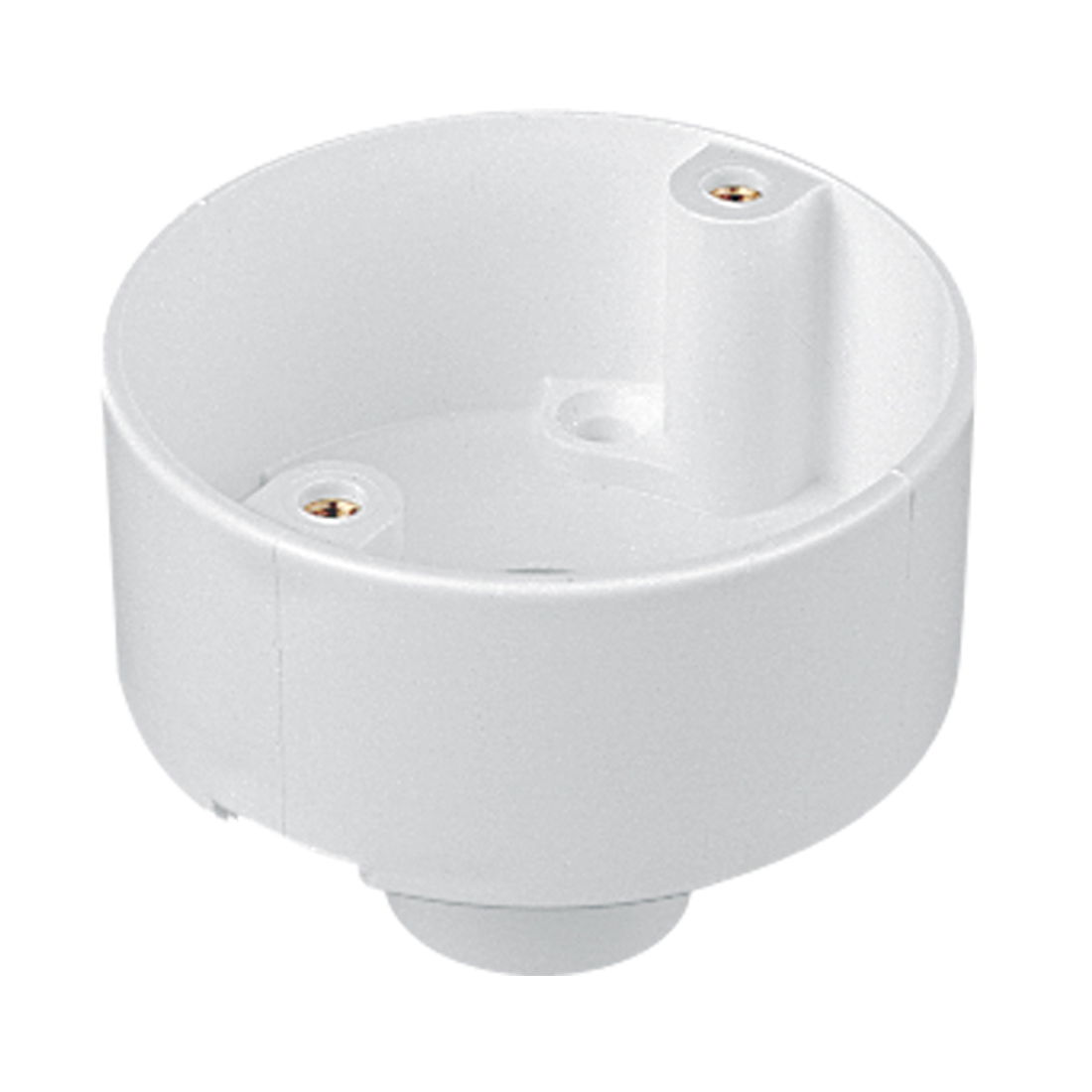 Marshall-Tufflex 20mm PVC-U Round Conduit Circular Box Back Outlet White (Pack of 20)
