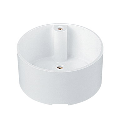 Marshall-Tufflex 25mm PVC-U Round Conduit Circular Box Loop-In with 2 x 25mm Knockouts White (Pack of 20)