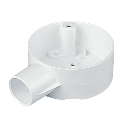 Marshall-Tufflex 25mm PVC-U Round Conduit Circular Box Terminal White (Pack of 20)