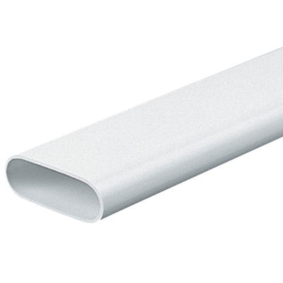 Marshall-Tufflex 24.5mm x 16.5mm x 3m PVC-U Oval Conduit White (Pack of 50)