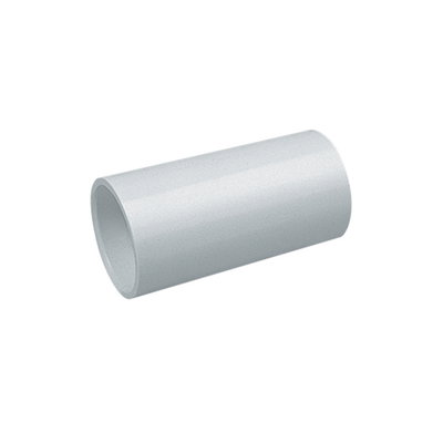 Marshall-Tufflex 20mm PVC-U Round Conduit Straight Coupler White (Pack of 100)