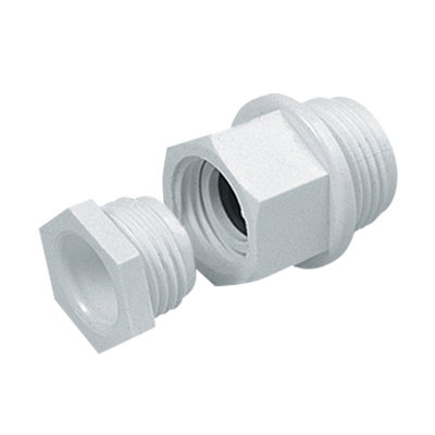 Marshall-Tufflex 20mm PVC-U Round Conduit Threaded Cable Gland (7-10.5mm Cables) White (Pack of 100)