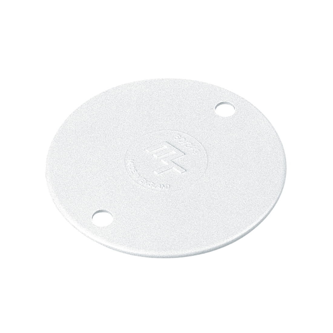 Marshall-Tufflex 65mm Diameter PVC-U Round Conduit Circular Lid (Flush fitting) White (Pack of 100)