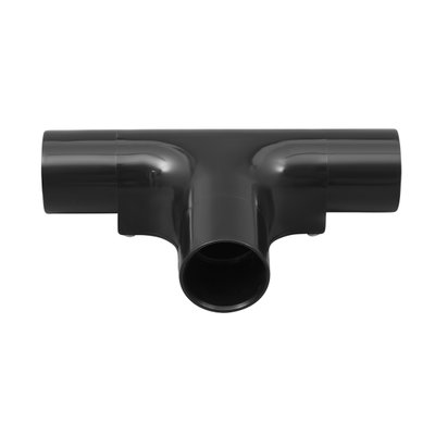 Marshall-Tufflex 25mm PVC-U Round Conduit Inspection Tee Black (Pack of 20)