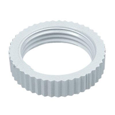 Marshall-Tufflex 25mm PVC-U Round Conduit Threaded Lockring White (Pack of 50)