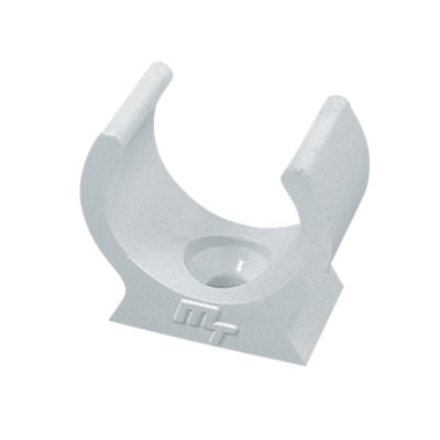 Marshall-Tufflex 32mm PVC-U Round Conduit Round 'U' Clip White (Pack of 25)