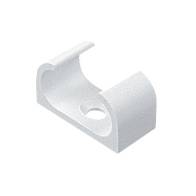 Marshall-Tufflex 23mm PVC-U Oval Conduit Clip White (Pack of 100)
