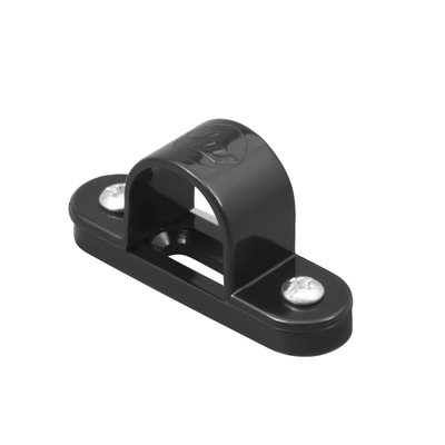 Marshall-Tufflex 20mm PVC-U Round Conduit Spacer Bar Saddle Black (Pack of 100)