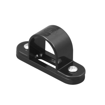 Marshall-Tufflex 25mm PVC-U Round Conduit Spacer Bar Saddle Black (Pack of 100)