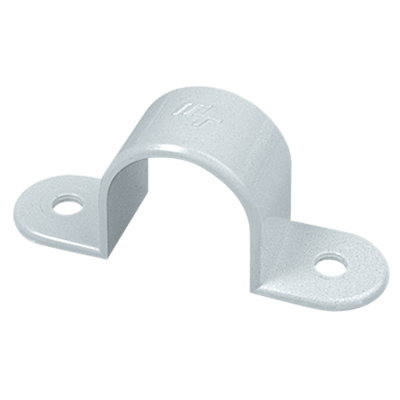 Marshall-Tufflex 25mm PVC-U Round Conduit Strap Saddle White (Pack of 100)