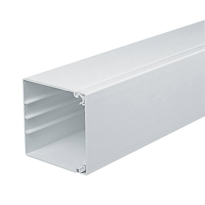 Marshall-Tufflex 100mm x 100mm x 3m PVC-U Maxi Trunking White (Pack of 4)
