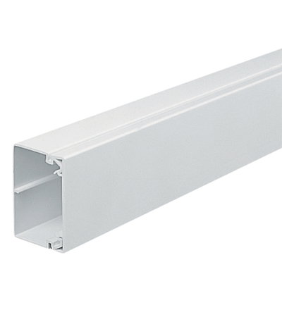 Marshall-Tufflex 75mm x 50mm x 3m PVC-U Maxi Trunking White (Pack of 4)