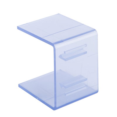 Marshall-Tufflex 50mm x 50mm Maxi Trunking External Coupler Clear (Pack of 10)