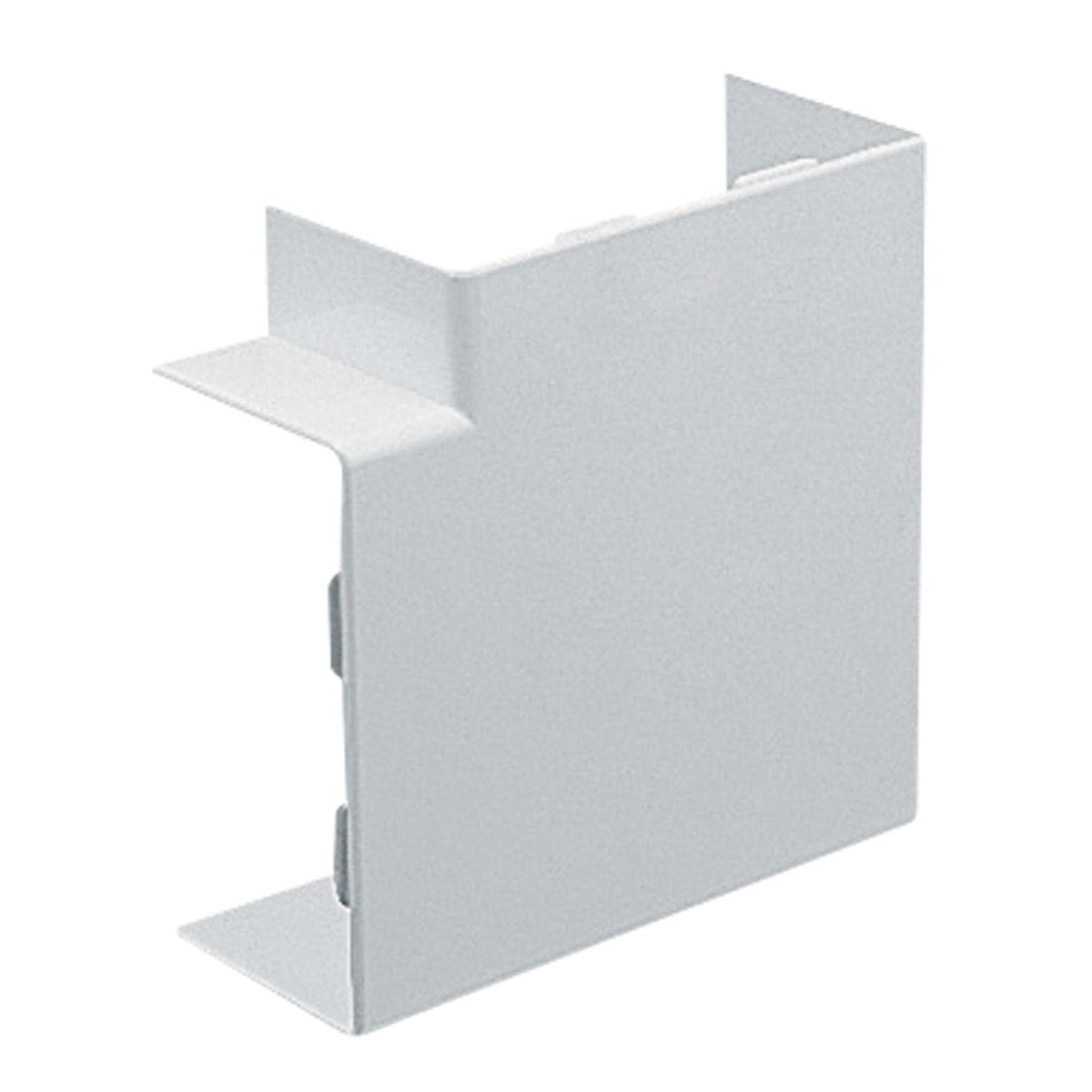 Marshall-Tufflex 50mm x 50mm Maxi Trunking Flat Angle (Clip On) White