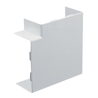 Marshall-Tufflex 50mm x 50mm Maxi Trunking Flat Angle (Clip On) White