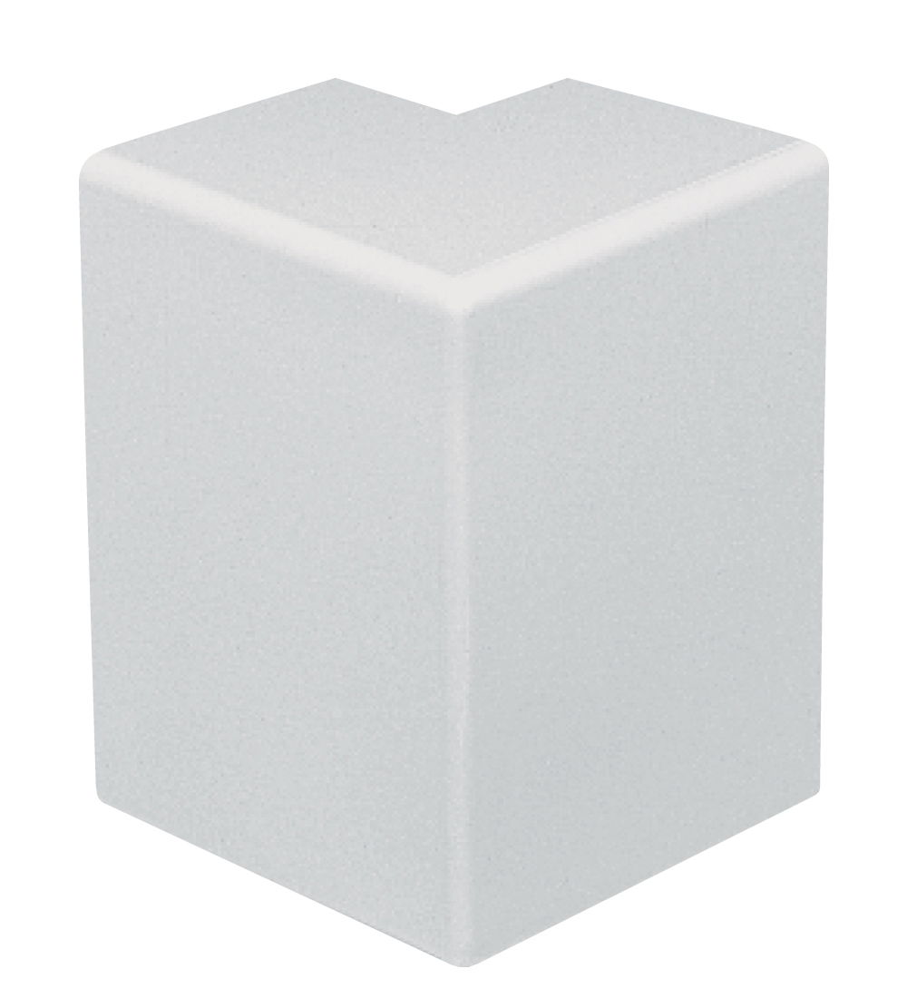 Marshall-Tufflex 100mm x 50mm Maxi Trunking External Bend (Clip-On) White