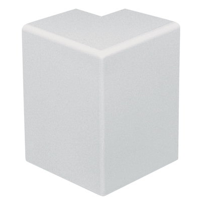 Marshall-Tufflex 50mm x 50mm Maxi Trunking External Bend (Clip-On) White