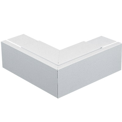 Marshall-Tufflex 75mm x 50mm Maxi Trunking External Bend (Fabricated) White