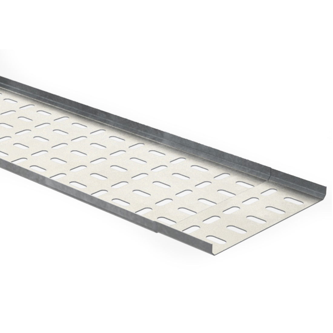 Marshall-Tufflex Metal Cable Tray Light Duty 75mm x 12mm x 3m Pre-Galvanised