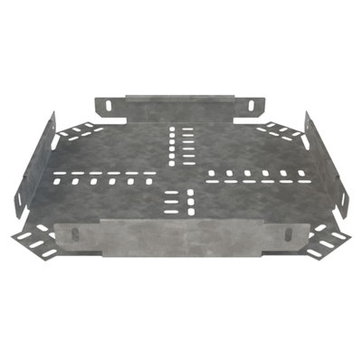 Marshall-Tufflex Metal Cable Tray Light Duty 4-Way Equal Cross 300mm Pre-Galvanised