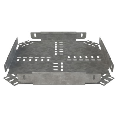 Marshall-Tufflex Metal Cable Tray Medium Duty 4-Way Equal Cross 300mm Pre-Galvanised
