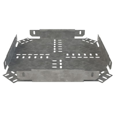 Marshall-Tufflex Metal Cable Tray Heavy Duty 4-Way Equal Cross 75mm Pre-Galvanised