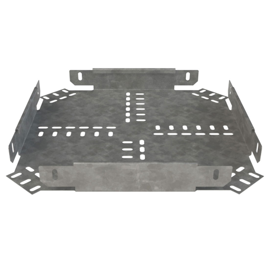 Marshall-Tufflex Metal Cable Tray Heavy Duty 4-Way Equal Cross 100mm Pre-Galvanised