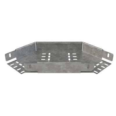 Marshall-Tufflex Metal Cable Tray Light Duty 90 Deg Flat Bend 50mm Pre-Galvanised