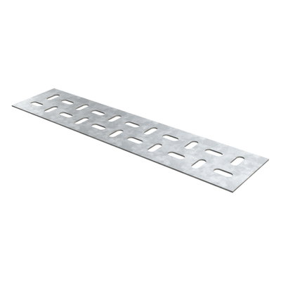 Marshall-Tufflex Metal Cable Tray Fish Plate 450mm Hot Dip Galvanised