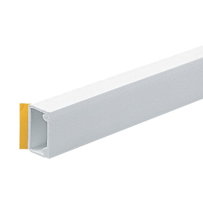 Marshall-Tufflex 16mm x 10mm x 3m Self Fix PVC-U Mini Trunking White (Pack of 20)