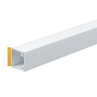 Bendex 16mm x 16mm x 3m Self Fix Mini Trunking PVC-U White (Pack of 20)