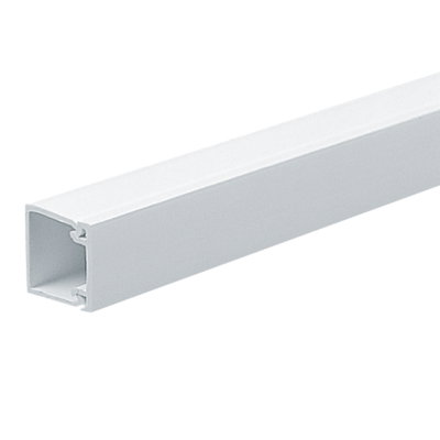 Bendex 16mm x 16mm x 3m Mini Trunking PVC-U White (Pack of 20)