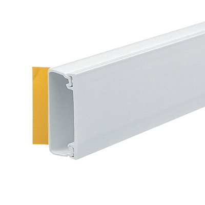 Bendex 38mm x 16mm x 3m Self Fix Mini Trunking PVC-U White (Pack of 20)