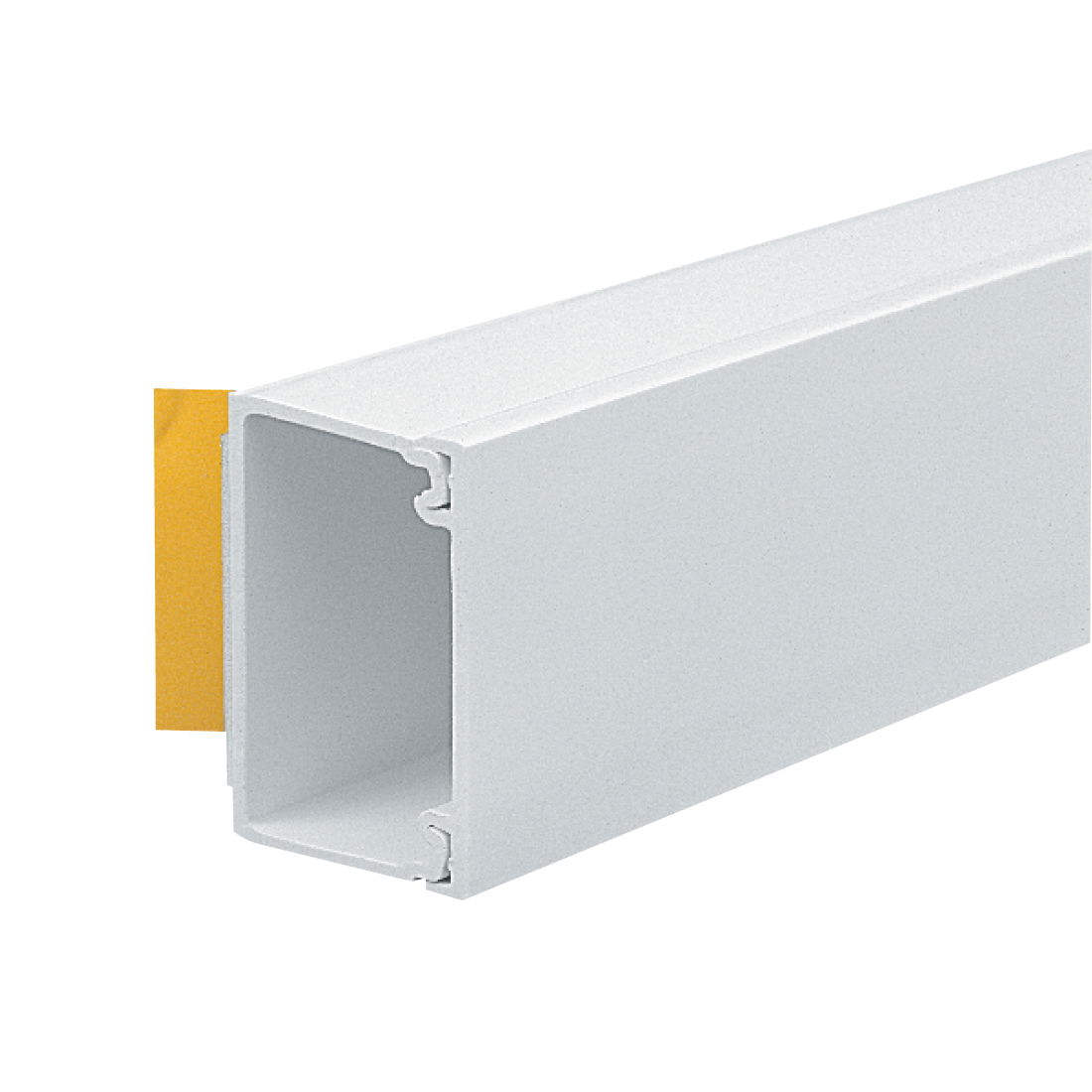 Marshall-Tufflex 38mm x 25mm x 2.4m Self Fix PVC-U Mini Trunking White (Pack of 15)