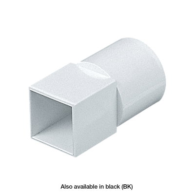 Marshall-Tufflex 20mm Conduit to 16mm x 16mm Mini Trunking Adaptor (CR2 to MMT1) White (Pack of 20)