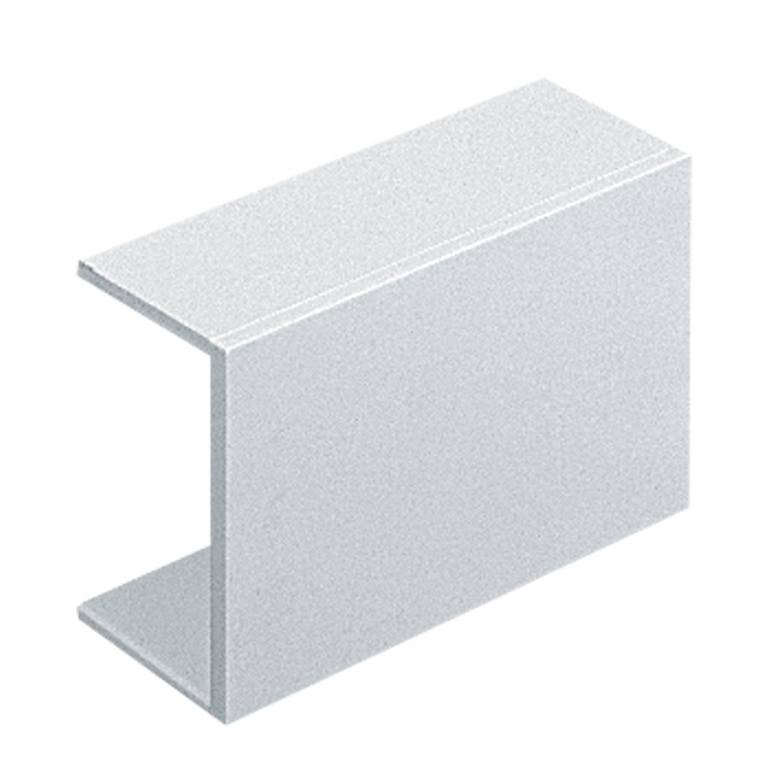 Marshall-Tufflex 38mm x 38mm Mini Trunking Coupler White (Pack of 10)